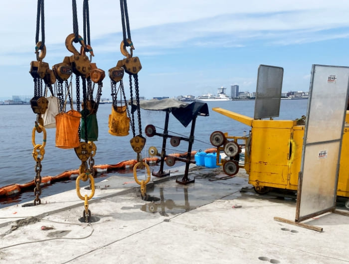 桟橋撤去のイメージ