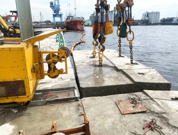 桟橋撤去のイメージ