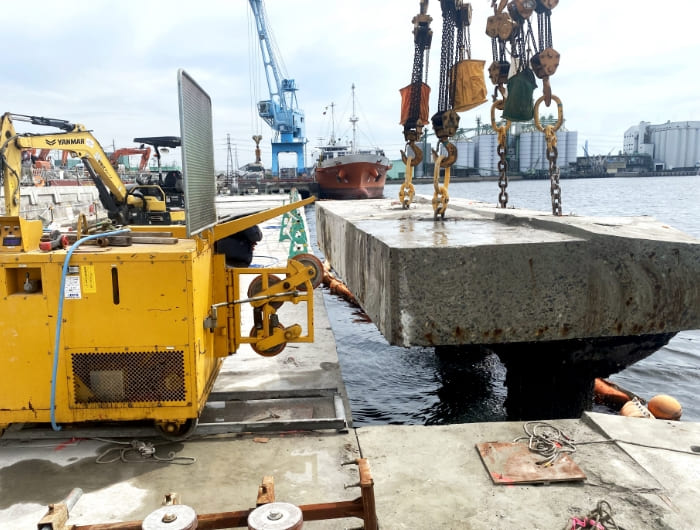 桟橋撤去のイメージ